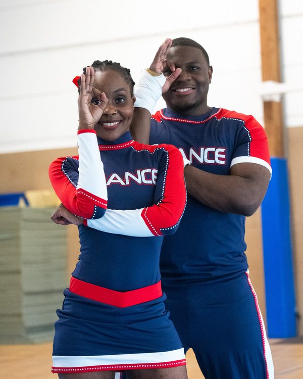 Dazzle Athletics cheerleaders